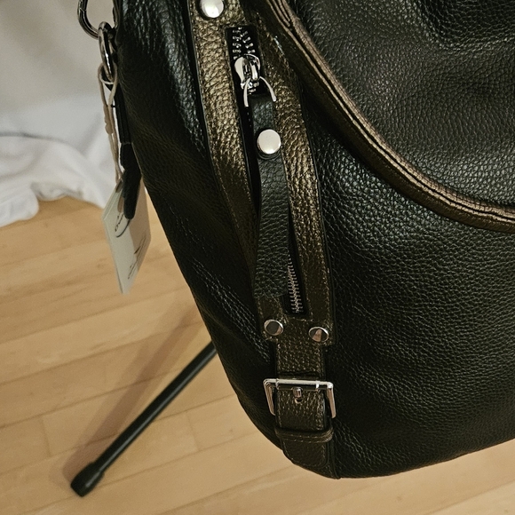 New W Tags Over Earth Genuine Leather Hobo Purse Shoulder Bag Crossbody Handbag - Picture 8 of 13